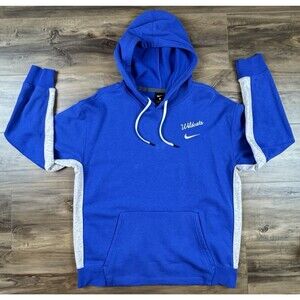 Nike UK Wildcats Hoodie Womens Large Blue Pullover Sweatshirt Ladies